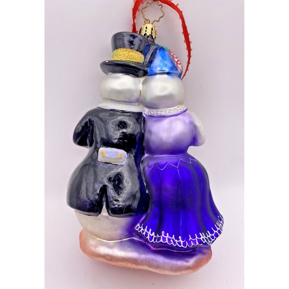 Christopher Radko Christmas Ornament Happy Snow Year Used - Picture 4 of 10